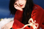 Ju Jingyi Christmas themed photo
