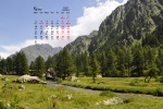 May 2021 fresh blue sky and white clouds HD desktop calendar wallpaper
