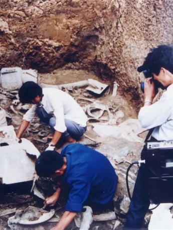 Sanxingdui archaeological excavation site