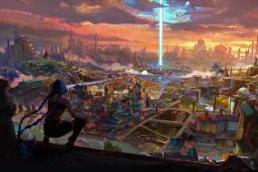 League of Legends Battle of Two Cities Wallpaper