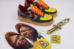 Partial details of the Nike Air Force 1 Chucky model
