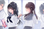 Anime beauty cute girl pictures desktop wallpaper