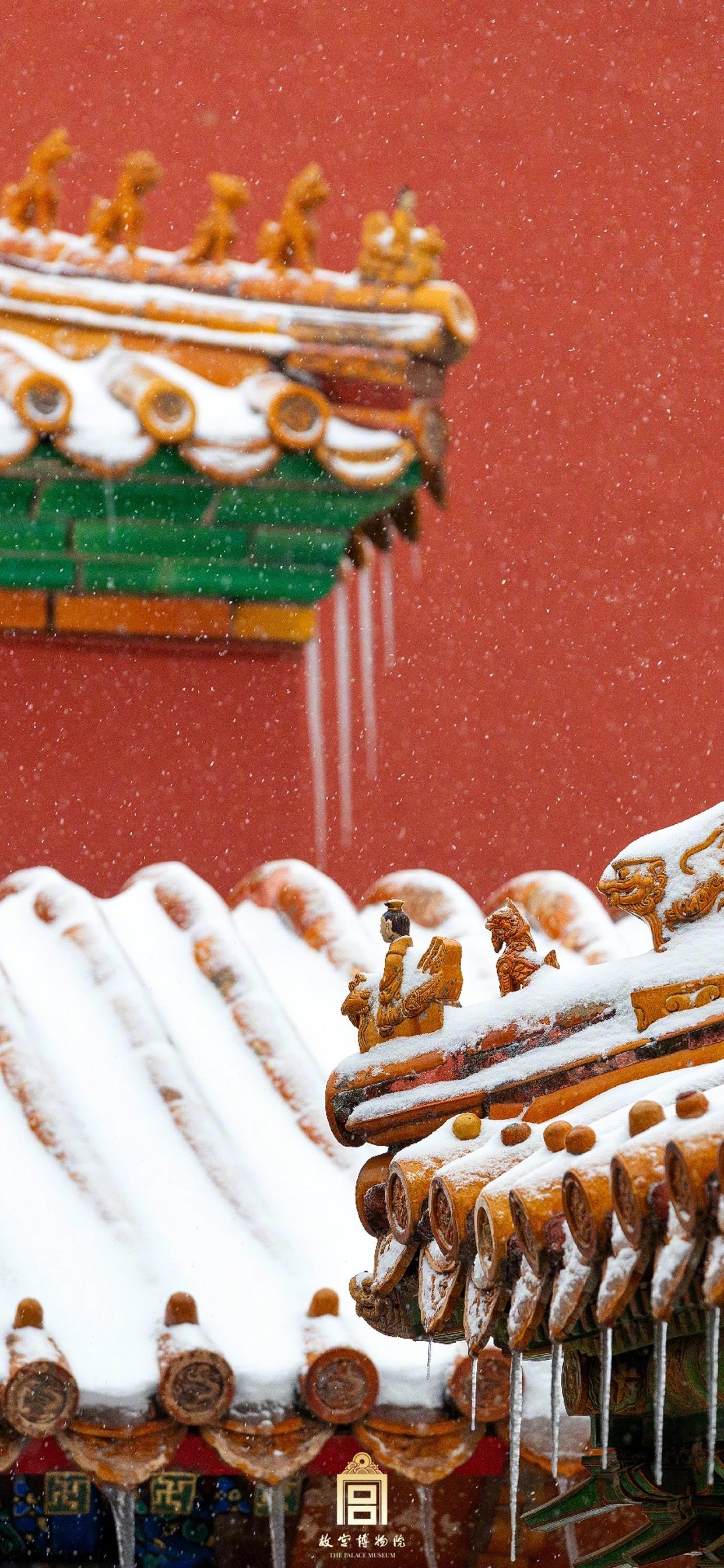 故宫雪景风景手机壁纸