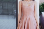 Angelababy sexy sexy photo in pink dress