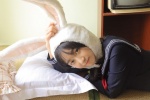 High-definition photo pictures of beautiful student girls in JK uniforms