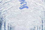 节气冬至之雪景风光手机壁纸