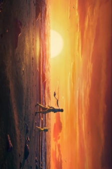 瀾和蔡文姬情侶壁紙