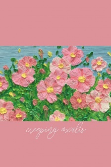 Fresh and beautiful oil painting style mobile wallpaper