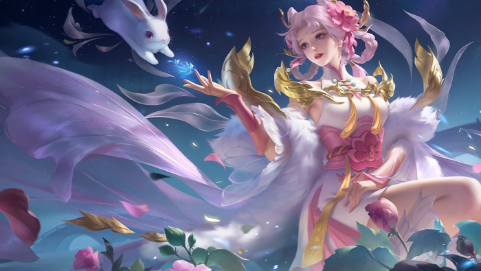 King of Glory Chang'e rejects the frost HD desktop wallpaper