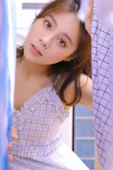 Sexy summer beauty deep V photo HD mobile wallpaper