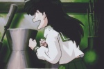 Inuyasha Higurashi Kagome's self-cut head