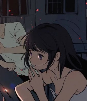 Beautiful two-dimensional couple avatars