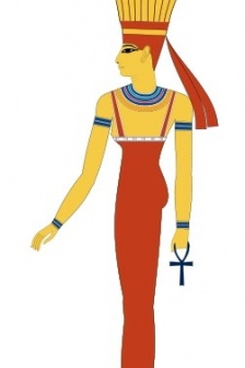 Pictures of the ancient Egyptian god Anuket