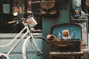 自行車背景圖片素材高清桌麵壁紙