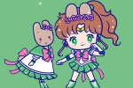Sailor Moon Sanrio collaboration mobile wallpaper