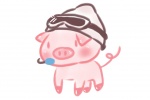 Cute pink pig mobile wallpaper