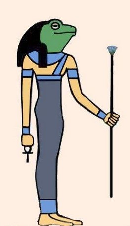 古埃及海奎特神组图