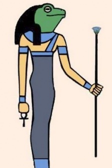 古埃及海奎特神组图