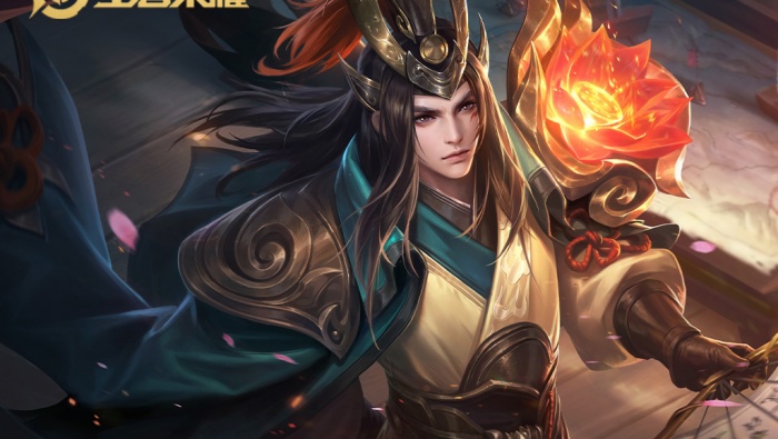 Glory of Kings Zhou Yu Red Lotus Flame HD Desktop Wallpaper