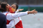 China's rowing team wins gold in women's quadruple sculls