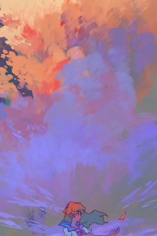 Healing illustration style mobile wallpaper