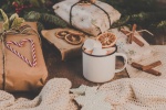 The first cup of coffee in winter pictures wallpaper