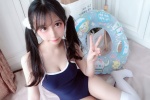 The ultimate beauty loli swimsuit white silk seductive photo