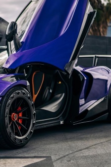 Purple cool McLaren mobile wallpaper