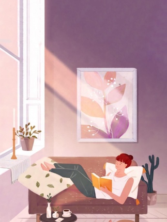 日常插畫設計高清手機壁紙