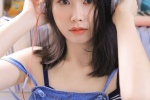 Sexy overalls beauty sexy suspenders low-cut charming photo