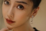 angelababy elegant little black dress photo
