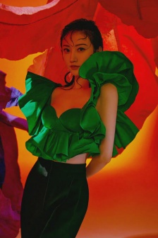 Jing Tian's Harper's Bazaar Charm Magazine Photos