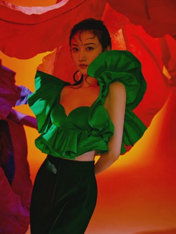 Jing Tian's Harper's Bazaar Charm Magazine Photos
