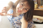 眼鏡美女私房文藝氣質性感寫真