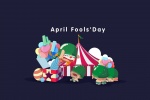 April Fool's Day Cute Cartoon Pictures Desktop Wallpaper