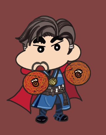 Crayon Shin-chan Marvel Heroes Suit Avatar