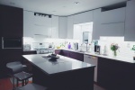 Modern minimalist kitchen design pictures desktop wallpaper