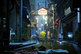 幽靈線東京雨童電腦壁紙