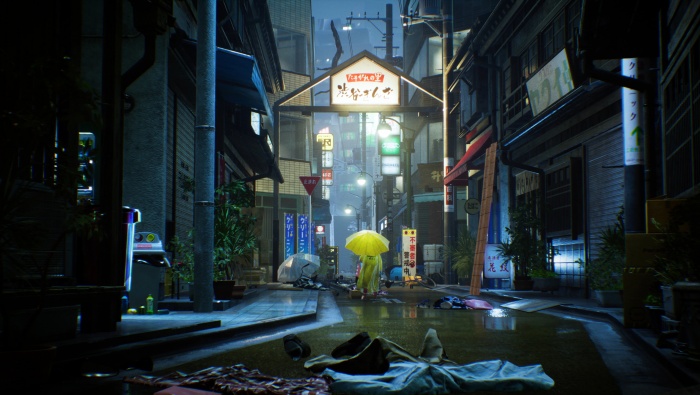 幽靈線東京雨童電腦壁紙