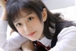 Taiwan beauty in school uniform photo desktop wallpaper