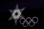 冬奥闭幕式大雪花电脑壁纸