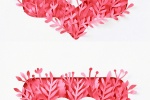 Creative fresh and colorful pattern paper-cut mobile wallpaper