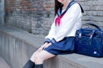 Pure beauty student girl sexy uniform seduction photo