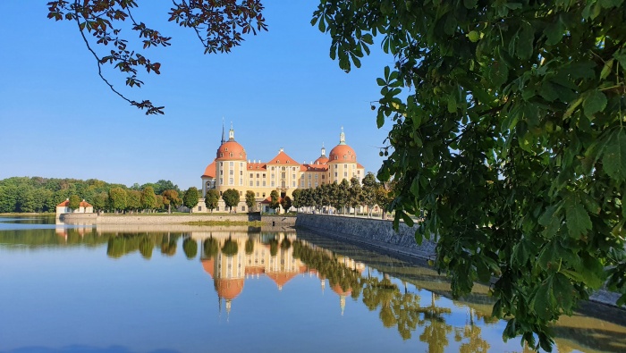 Moritzburg architectural scenery pictures desktop wallpaper