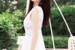 Jing Tianshen V vest long skirt sexy photo pictures