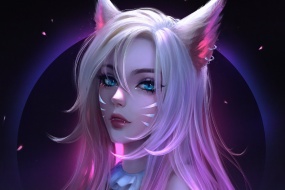 lol mobile game KDA Ali ultra-clear computer wallpaper