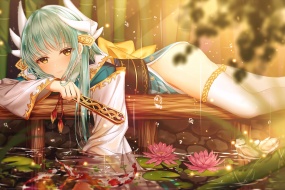 Beautiful and charming anime beauty wallpaper