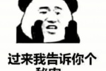 过来我告诉你个秘密表情包