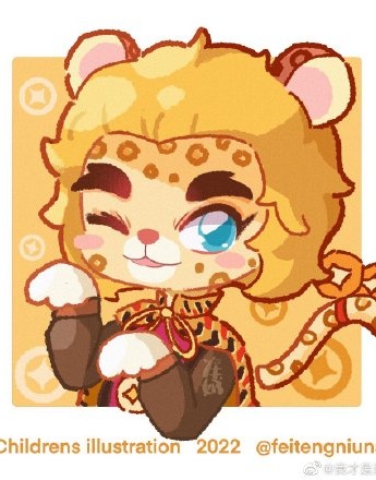 金钱豹wink版卡通头像