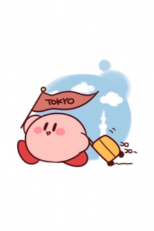 星之卡比可爱手机壁纸